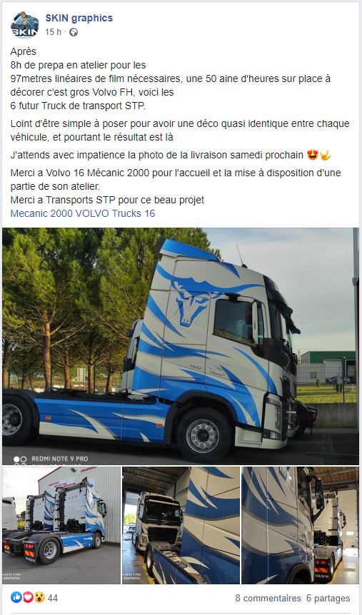 Maquette Camion  Transports STP Cabrero